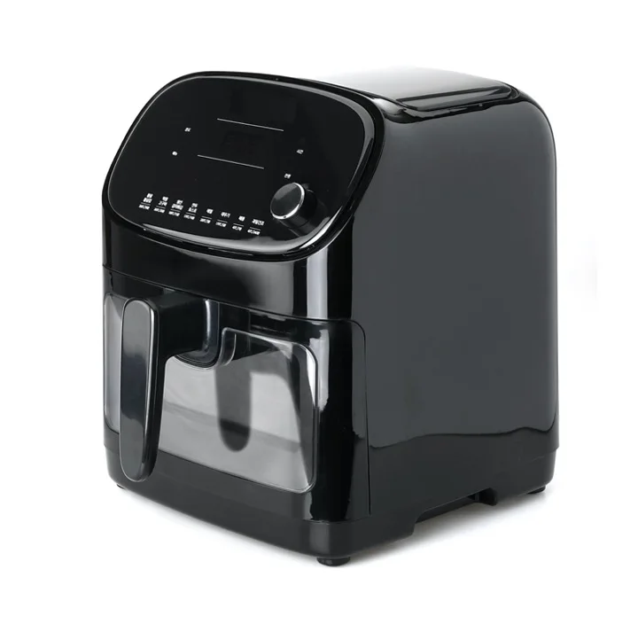 2021 5.5L energy saver electric air fryer  with halogen heating element and glass window-1300W