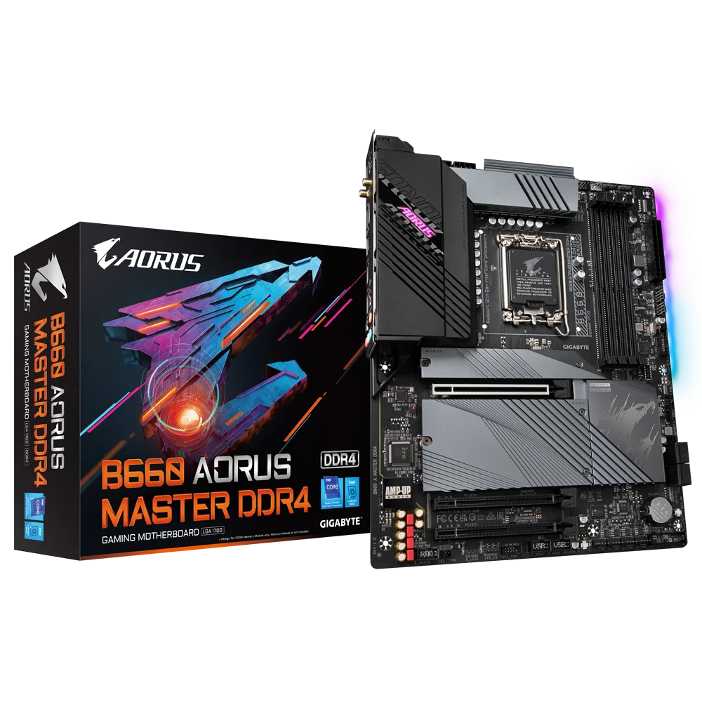 GIGABYTE B660 AORUS MASTER DDR4 (rev. 1.0) Motherboard Supports For  CPU 12 12700K12600K B660 Mobo