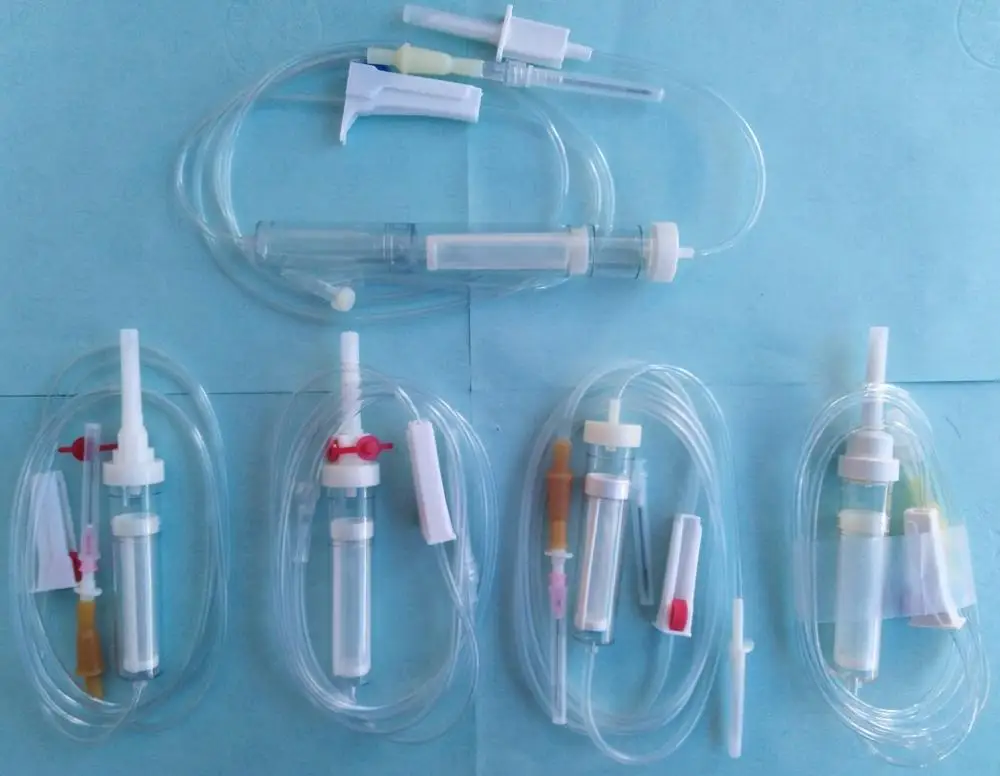 latex free DEHP free blood transfusion set blood giving set
