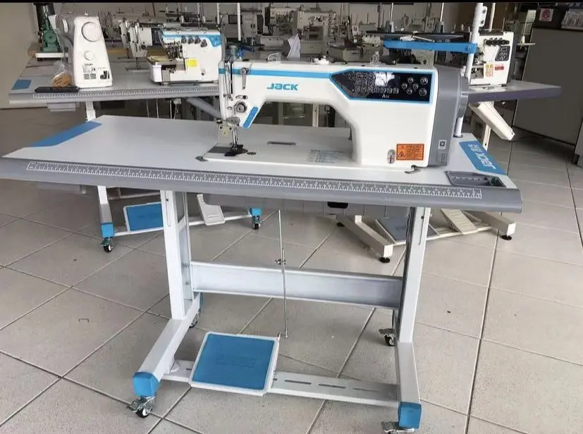 Brand New Factory Price Jack A5e Single Needle Direct Drive Fully Automatic Blanking Lockstitch Industrial Sewing Machine