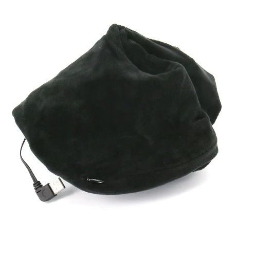 High Quality Portable Detachable Electric Heating Neck Pillow Plush Car U Shape Travel Pillow