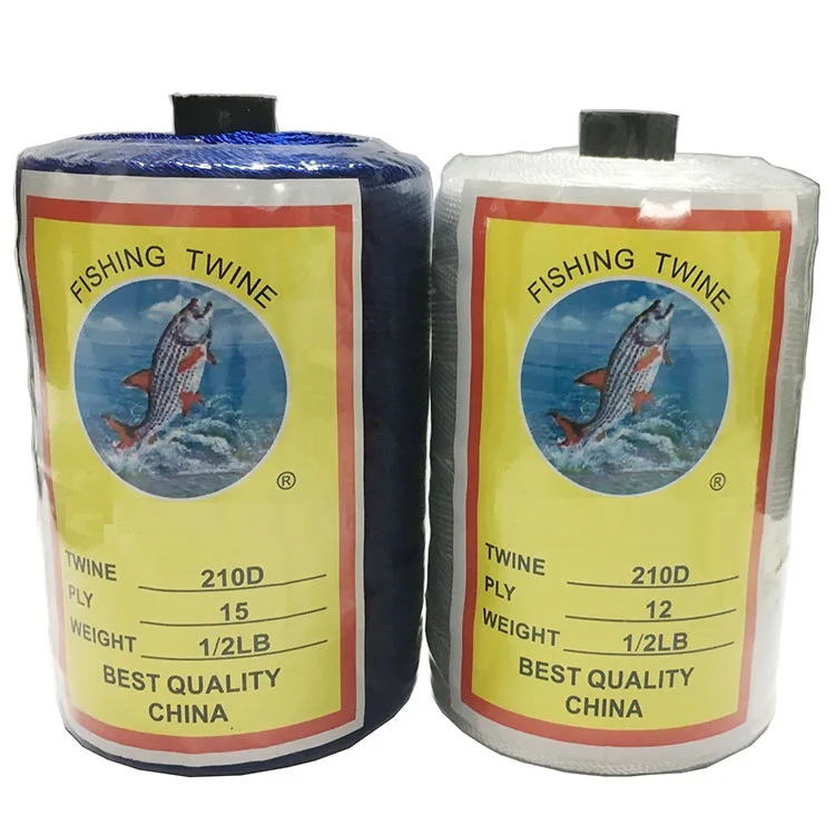 Hot Sale African Market Black Tube Polyester Fishing Twine