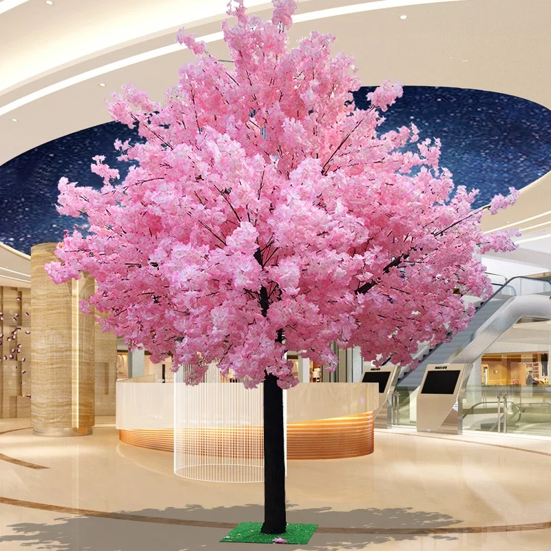 W-144 Factory Hot-selling wedding decoration simulated cherry blossom tree silk cherry blossom tree