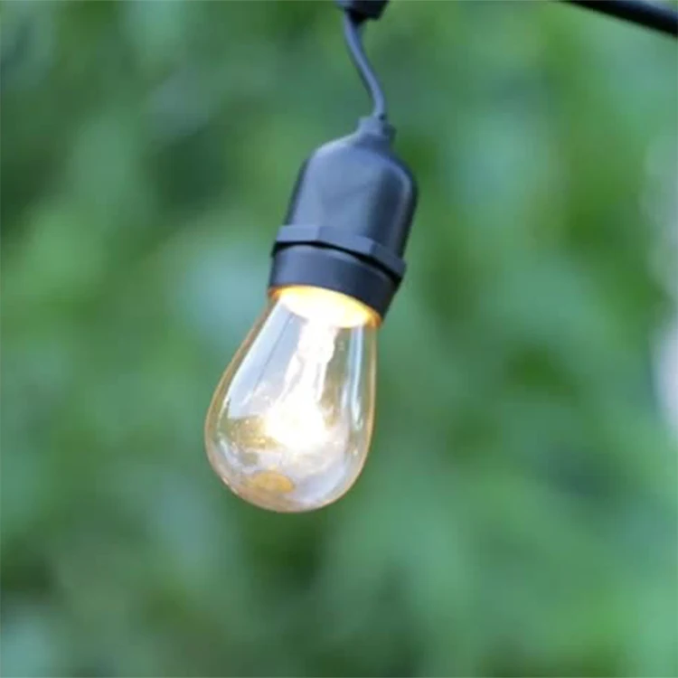 Заводская изготовленная на заказ 100 футов 30 метров S14 Сменные лампы наружные гирлянда для балкона и