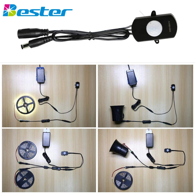 BS010DB New design led ultrasonic distance sensor module mini pir detector motion sensor dimmer switch