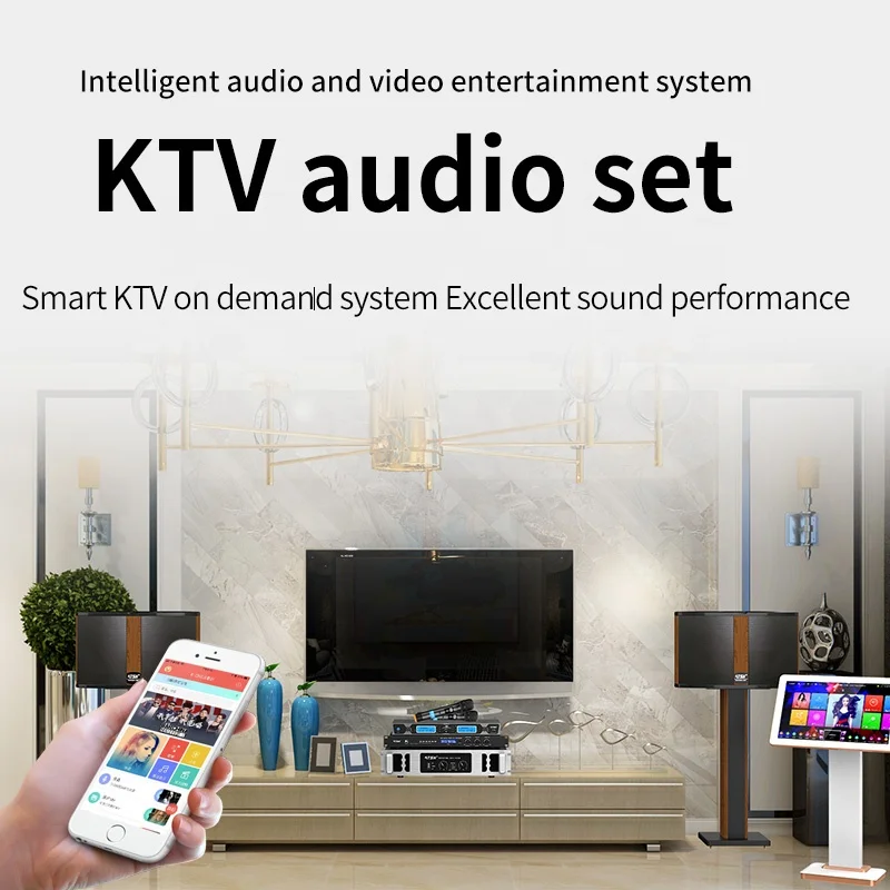  Atsh P9 семья KTV аудио оборудование для всей семьи гостиная пение 10 дюймов Акустическая 2 0 кинотеатр караоке динамик усилитель