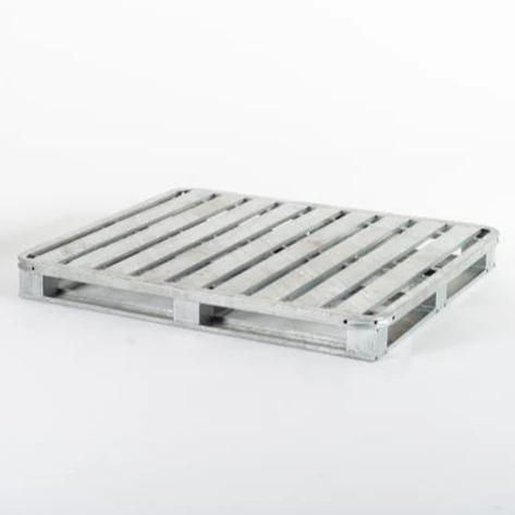Galvanized Stacking Stainless Steel Pallets Double Face Flat Steel Pallet metal pallet