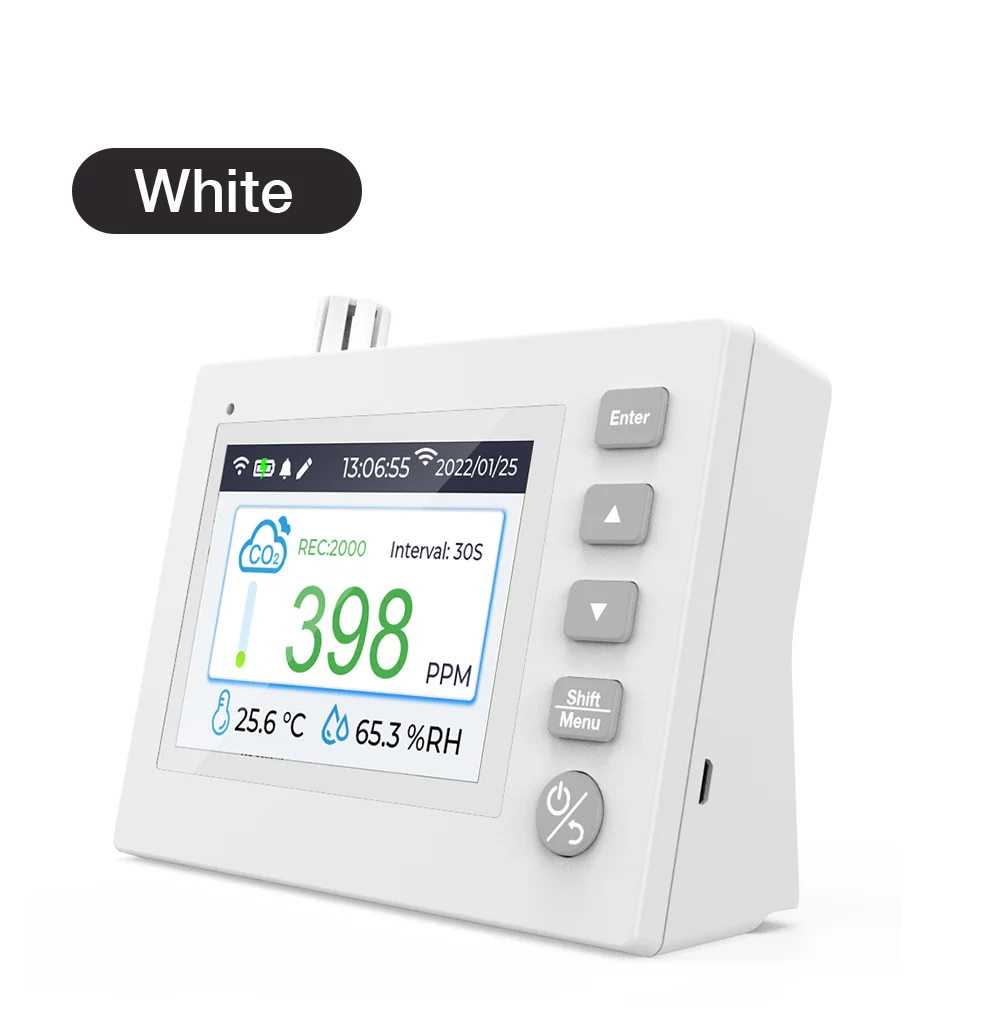 carbon dioxide gas detector gas analyzers co2 meter air quality detector  co2 monitor TUYA and WIFI sensor 8 co2 meter