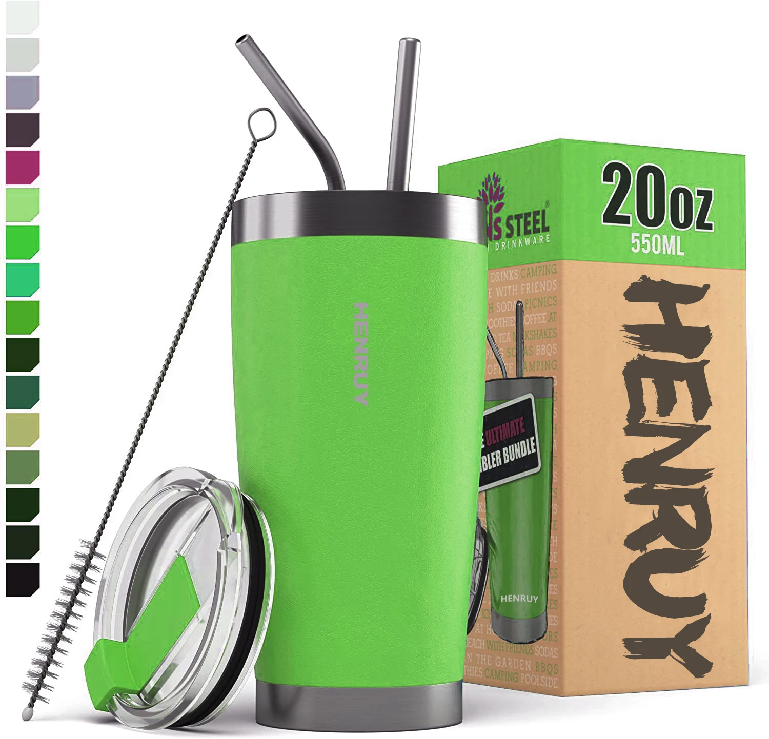 Стакан с двойной стенкой 20 унций стакан из нержавеющей стали вакуумная колба стакан