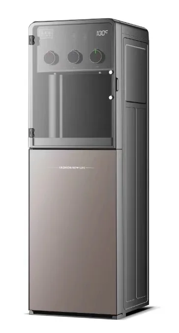 Floor standing three temperature bottom loading RO system water dispenser for sale