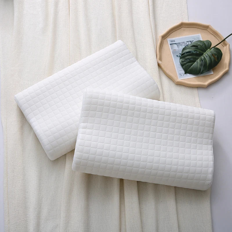 Customizable Geometric Deep Sleep Memory Foam Pillows Neck Orthopedic Polyester luxury pillow top memory foam natural latex