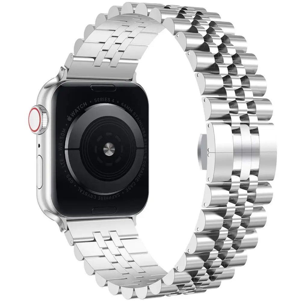 Стальной ремешок для apple watch 6 металлический iwatch 6/5/4/3/2/1 38 мм 40 42 44
