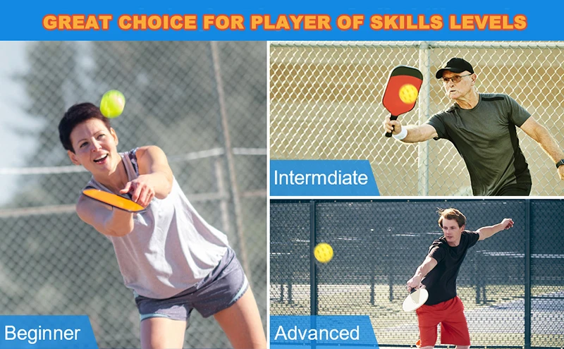 Pickleball Balls 40 Holes Rotation Molded ONE-Piece High Bounce Training Pickleball Accessories 74mm Standard Pickle Balls