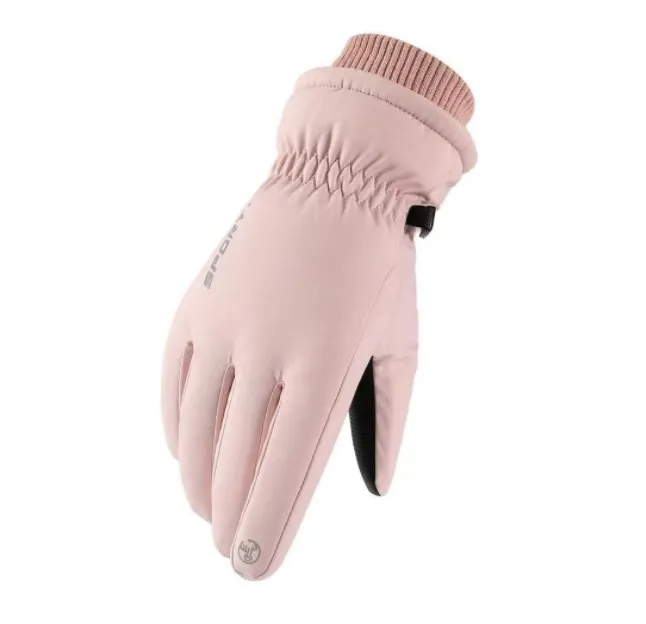 winter outdoor warm women Waterproof Cycling Skiing Snowboarding Sports hand glove Full Finger Keep Warm Screentouch gloves
