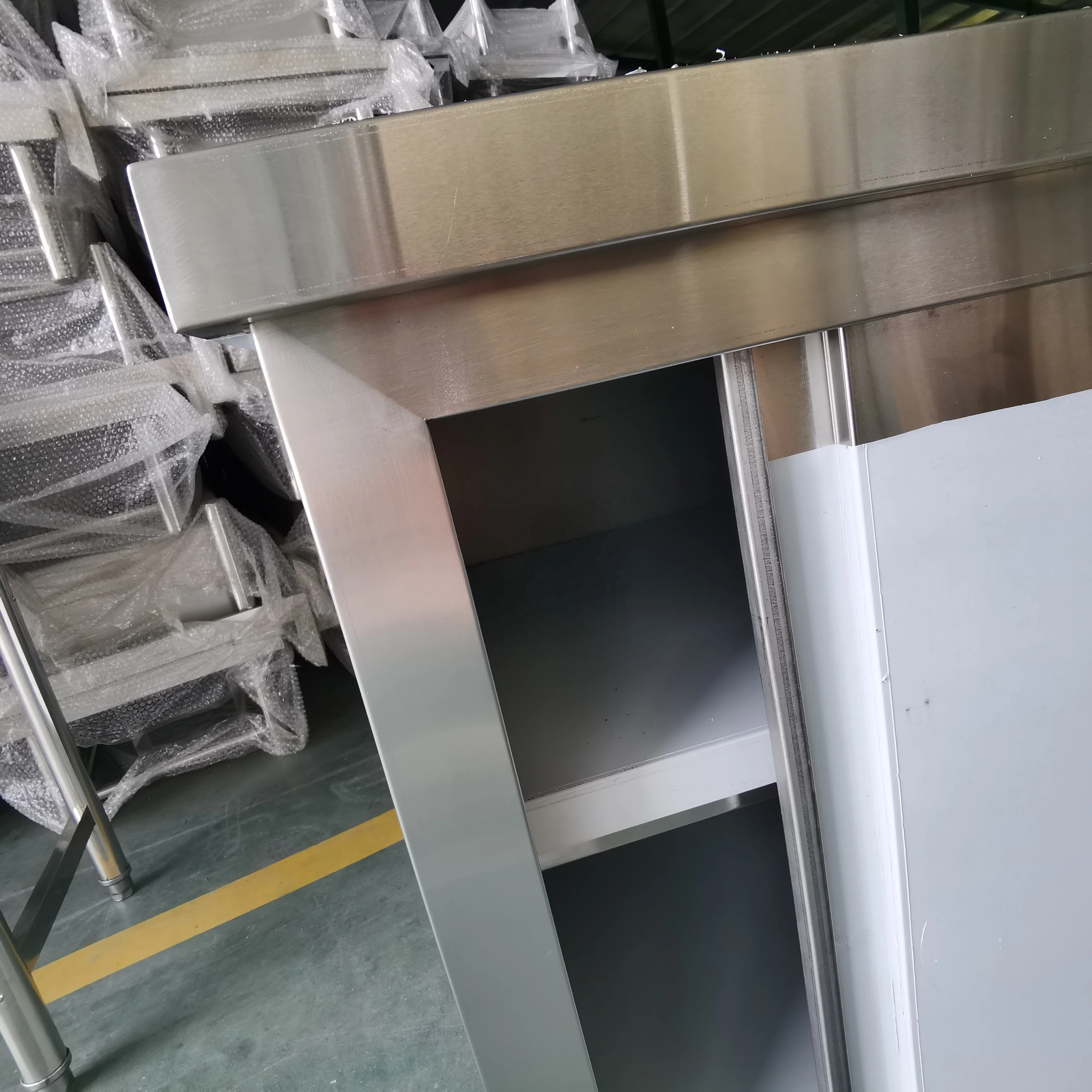 Лидер продаж кухонные шкафы из нержавеющей стали для хранения пищевых продуктов коммерческая полка