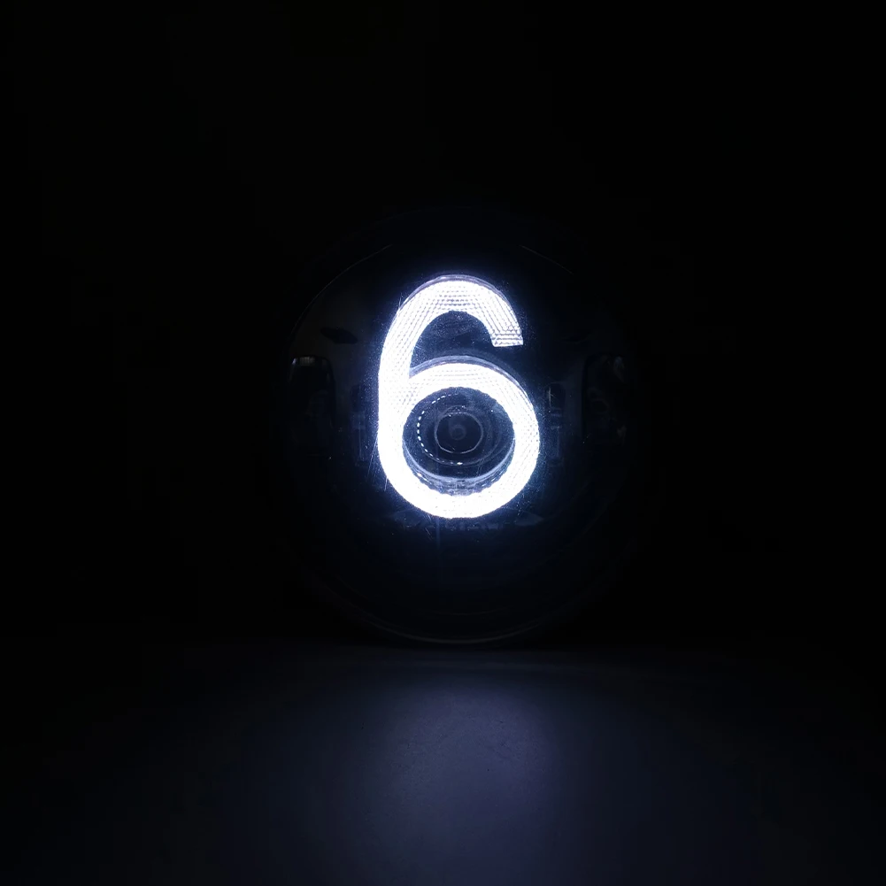 Tri-color Carbon Fiber Hi-Lo Beam Dynamic Sequential LED Motorcycle Headlight For Vespa GTV 6 Sei Giorni