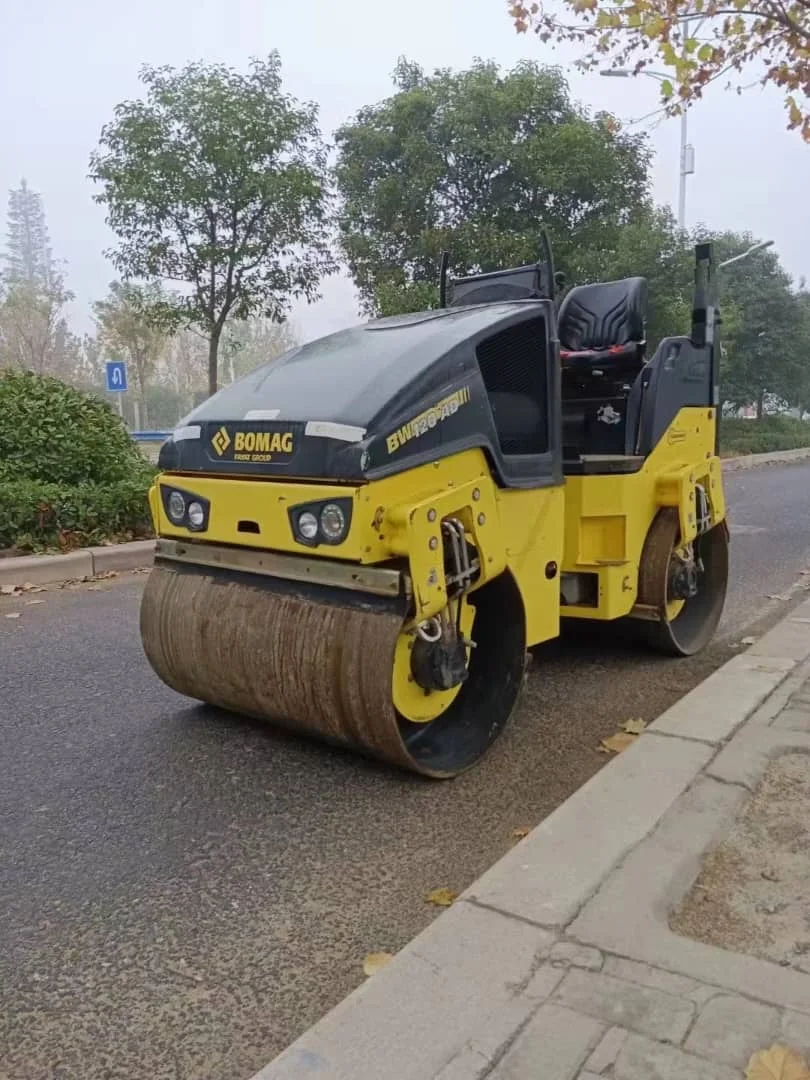 2024 новый дорожный мини-Каток BOMAG BW120AD высокого качества 5 тонн 22 9 кВт двигатель Kubota двухбарабанный тандемный ролик