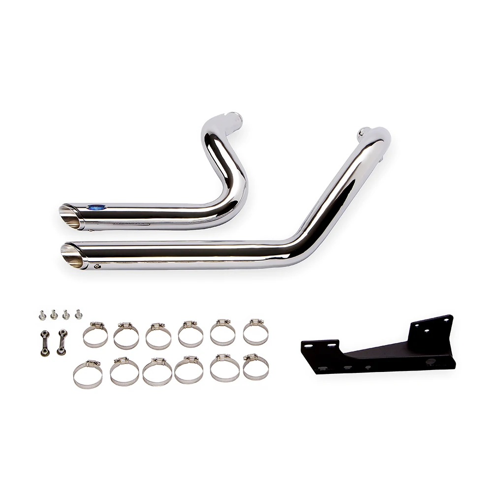 steel chrome finish exhaust system pipe for Harley Sportster 883-1200