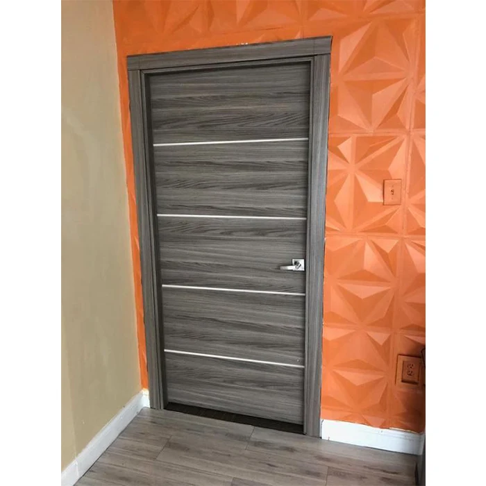 Modern design home wood doors sound proof turkish door design wooden security door
