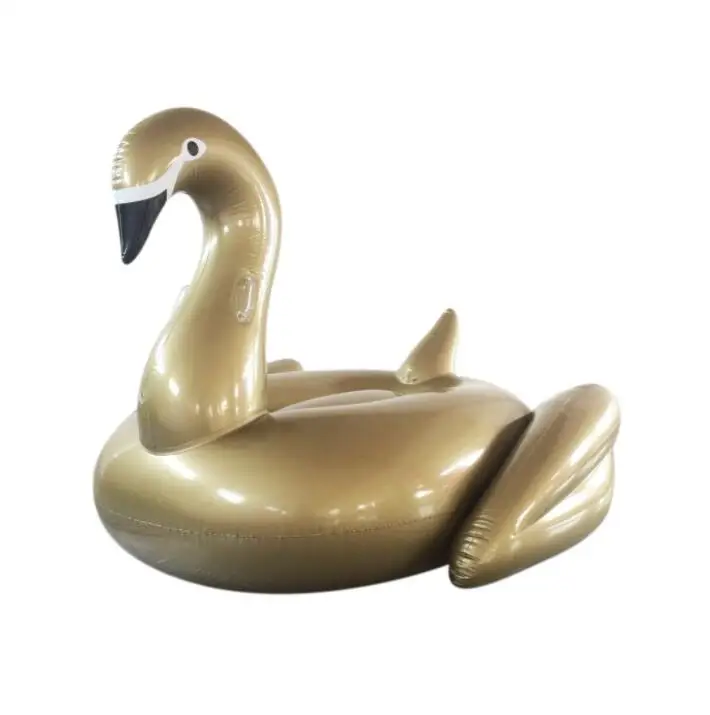 Summer swim pool Water sports air mattress Water party Toy Large Pvc  swimming Tube Rider island Floats Swan for adult