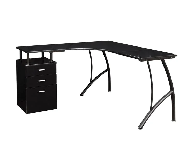 Высококачественный Компьютерный Стол Lshape с выдвижными