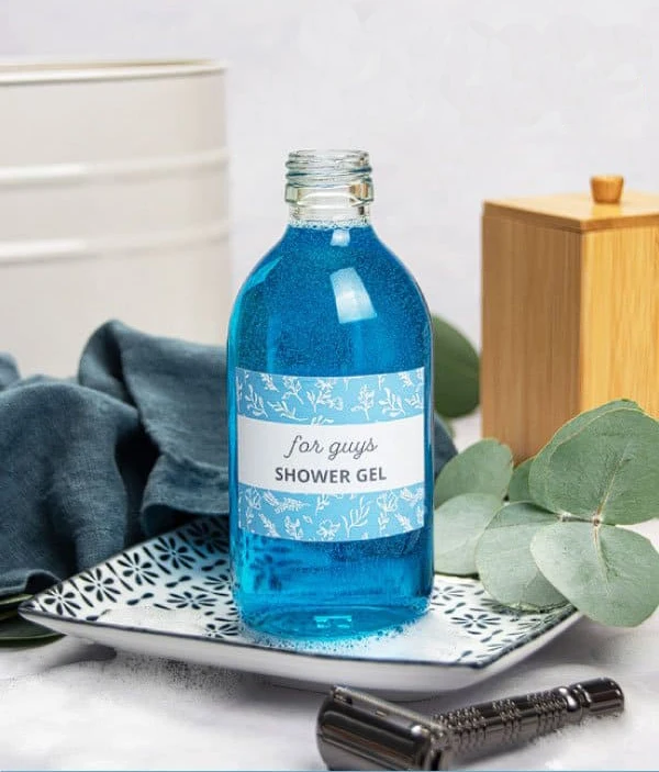 Wholesale custom DIY plant extract essence shower gel Handmade fruity and spicy scent  body wash in glass bottles