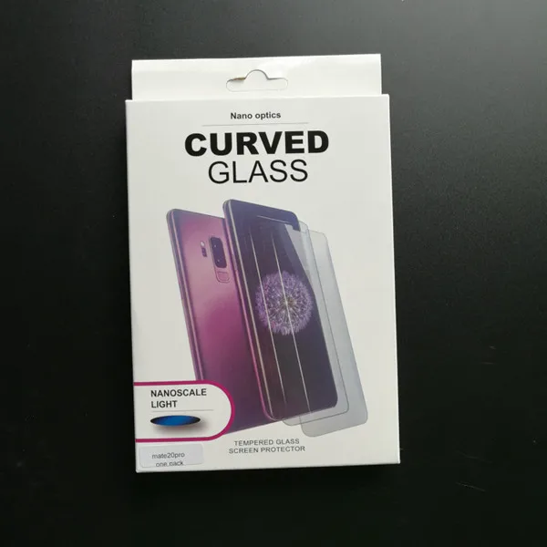 
Full Glue Tempered Glass S8 S9 Plus Note8 Note9 UV Nano Liquid Screen Protector For Samsung S10 