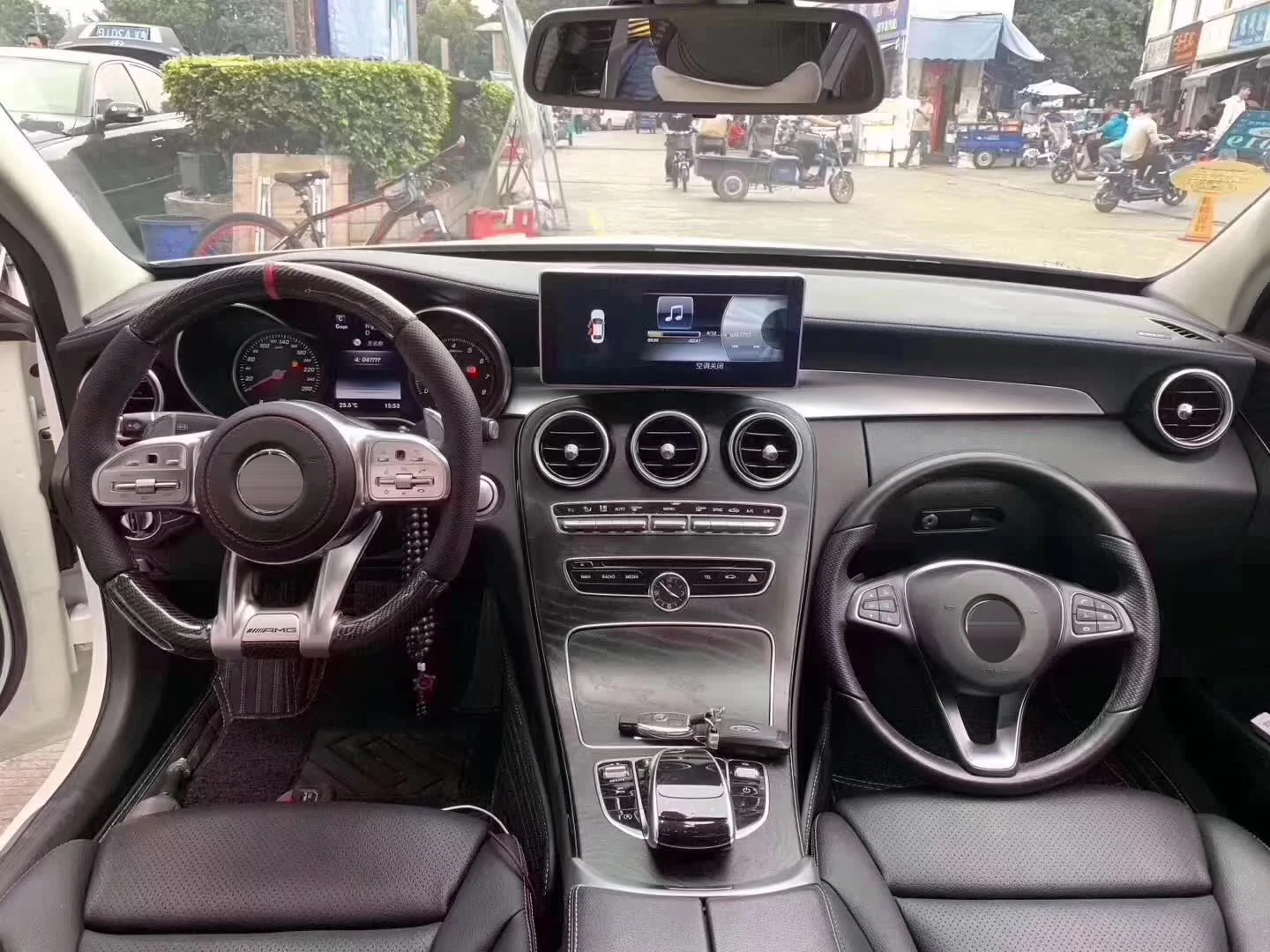 Auto Modification Conversion Body kits carbon fiber steering wheel For AMG new style body kit