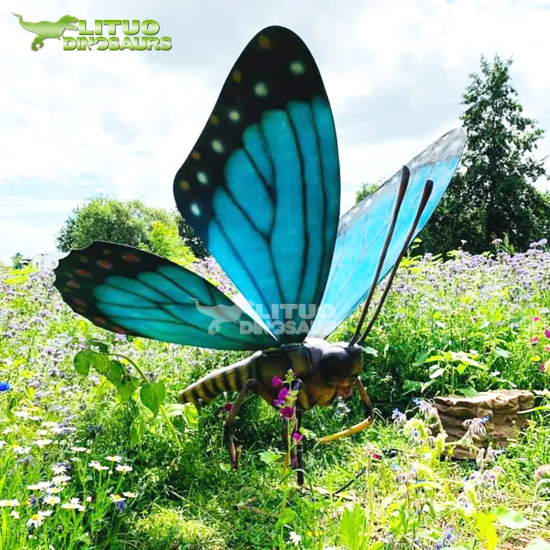 Animated Moving Silicone Rubber Huge Insects Exhibition