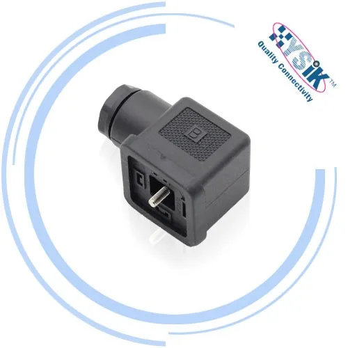 DIN 43650 Form A solenoid connectors 2+PE 3+PE for PG9 gland for cable 6-8mm connector