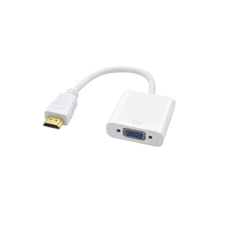 HD To VGA Adapter Converter Cable HD Male TO VGA Female 1080P Without Audio Convertor