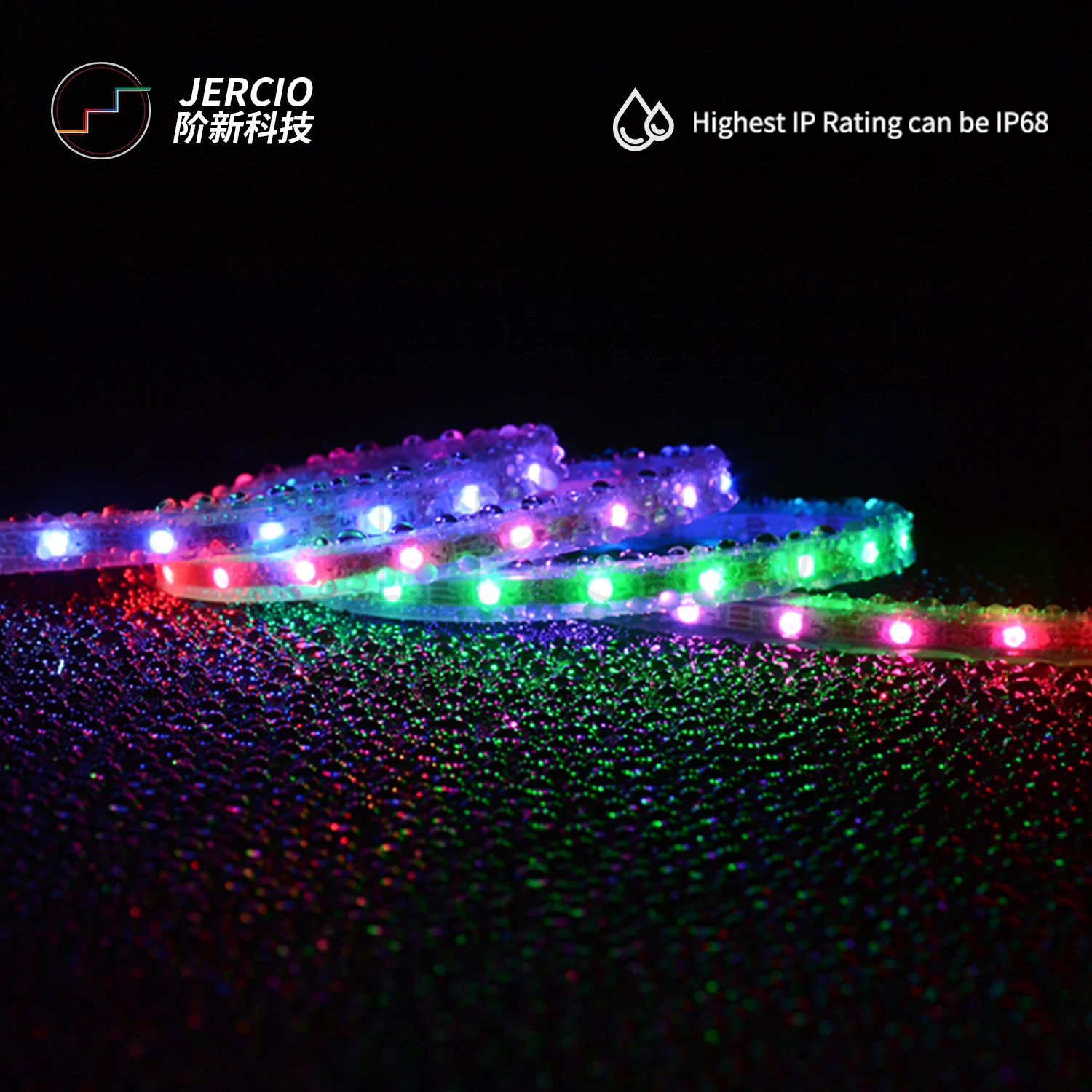 JERCIO SK6812mini / WS2812mini / XT1505 SMD 3535 high brightness RGB IDC5V ndividually Addressable LED Strip