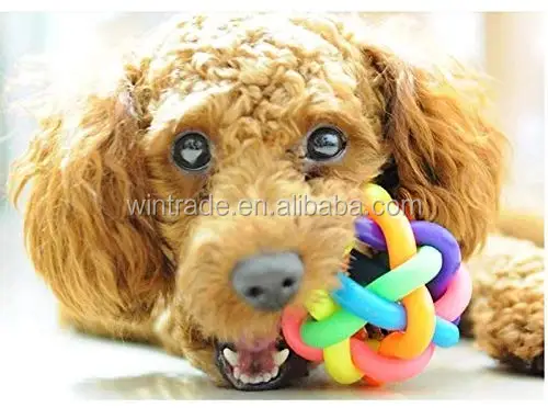 Stress Relief Rainbow Rubber Balls Squeeze Toys Ideal for Kids Even Pets
