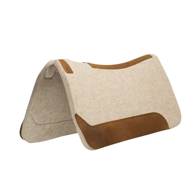 Best Weaver Leather 100% Wool Felt Western Contoured Wool Saddle Horse Pad
