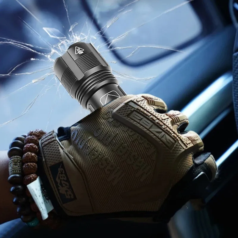 JinTeng Factory Wholesale Cheap IPX4 Aluminum Alloy XHP50 LED 10W Five Level 18650 Battery Tactical Flashlight Without Battery