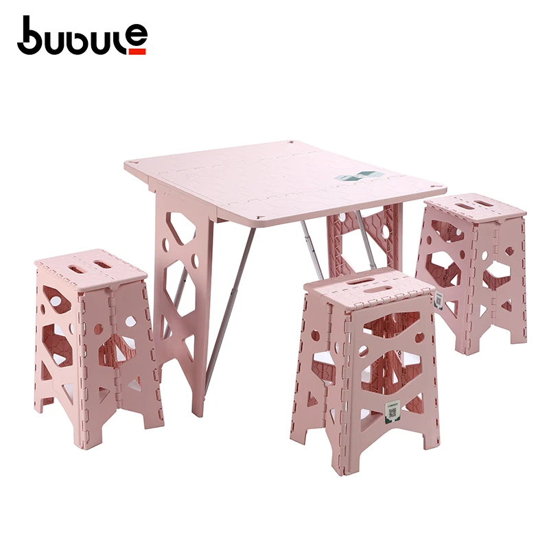 PP Foldable Desk Lightweight Family Picnic Table Hot Selling Foldable Outdoor Furniture Plastics Chairs Modern BBQ Food Table