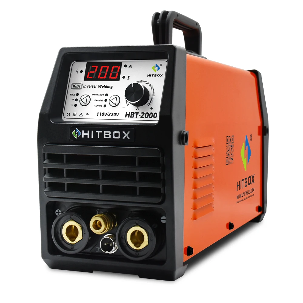 HITBOX HBT2000  2 IN 1 TIG ARC 110/220V DC TIG dipulse Portable Small orbital welding machine