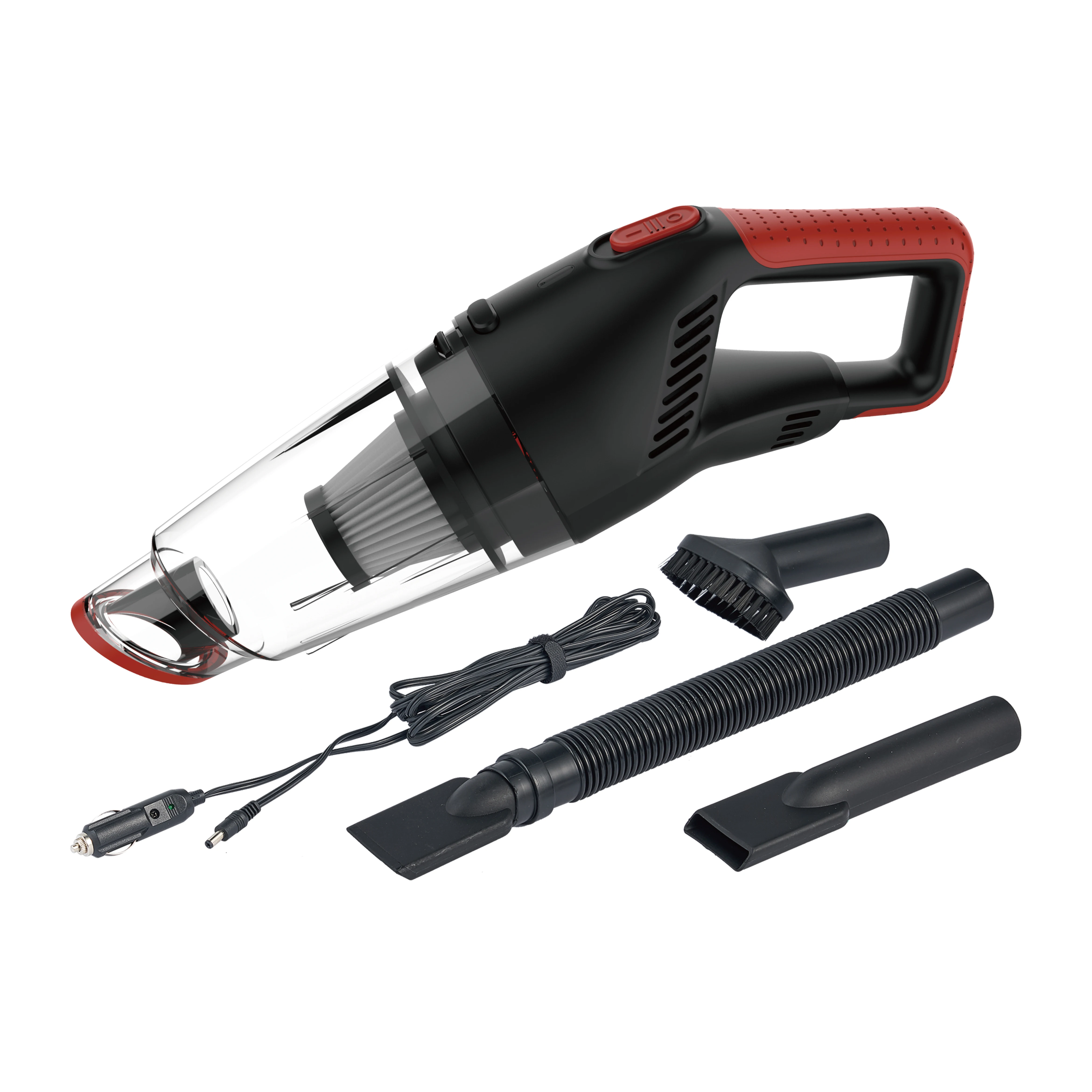 Портативный автомобильный мини-пылесос для сухой и влажной уборки 12 В