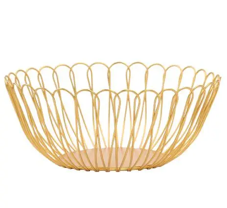 Хит продаж, металлическая корзина для хранения закусок, металлическая корзина для фруктов, металлическая корзина для хранения