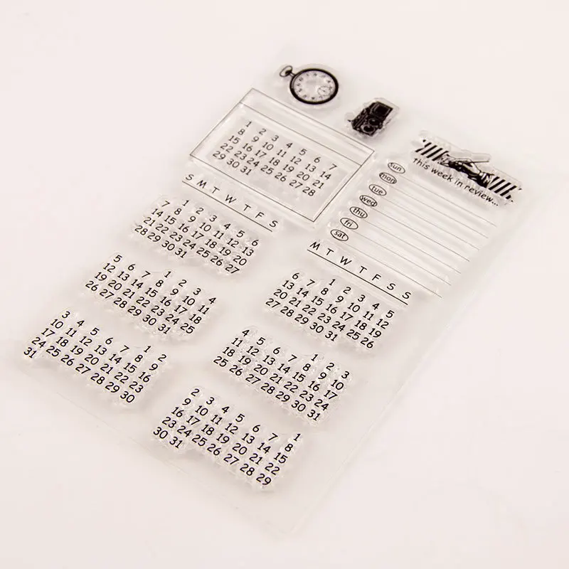 Transparent Clear Rubber Silicone Stamp for DIY Scrapbooking Photo Album Decorative