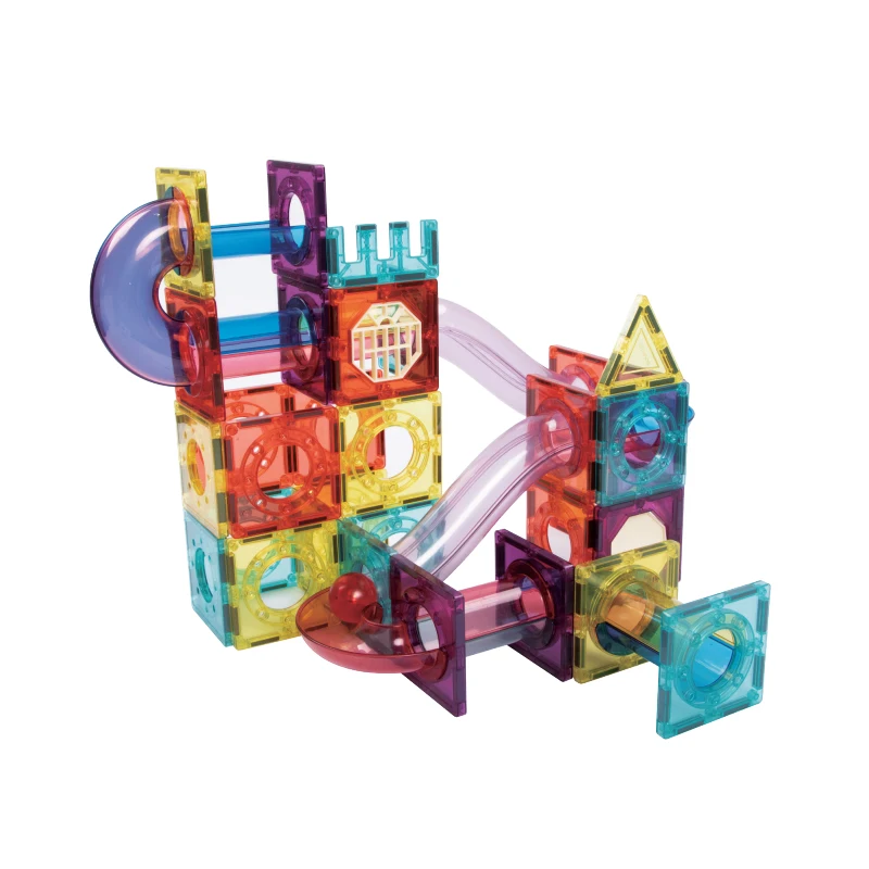 Kids Games Toys Magnetic Sheet Trackball Puzzle Magnetic Marble Rollers