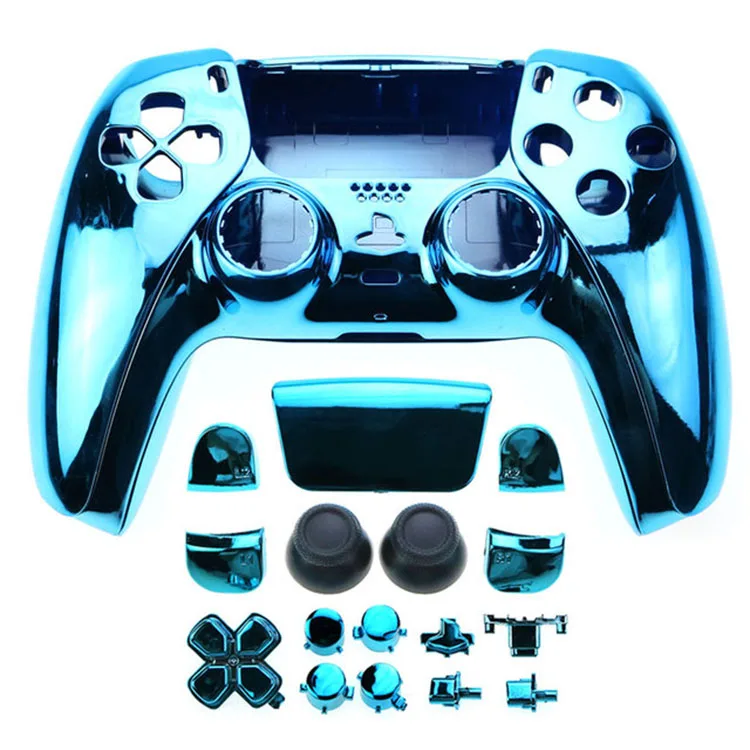 Полный комплект, хромированный корпус, защитный чехол, корпус, пуговицы, набор для контроллера Playstation 5 PS5 (1600281602910)
