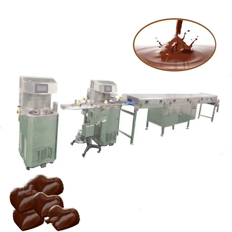 Chocolate drop chips making depositor machine /candy chocolate enrobing machine Chocolate coating machine