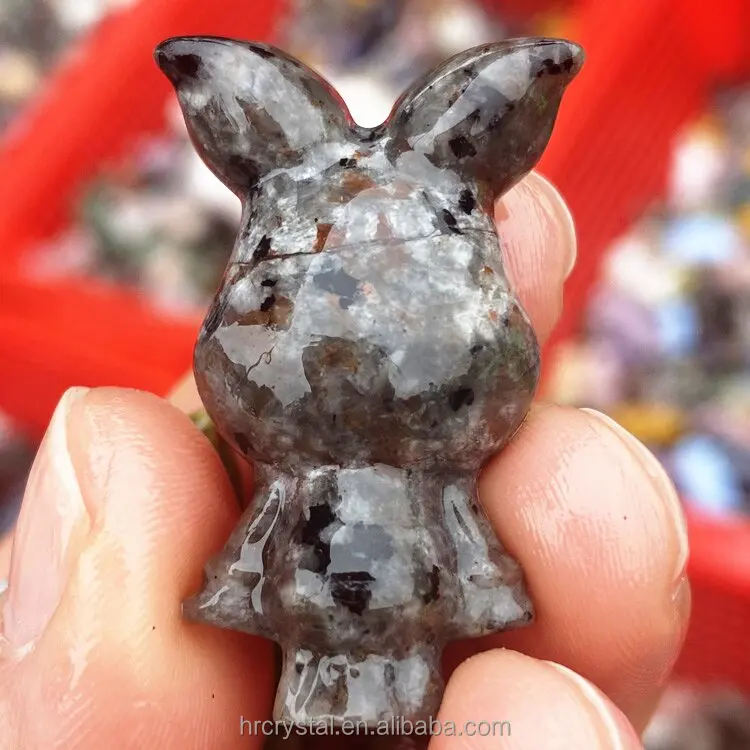 Healing Semi-precious Stone Crafts Mini Crystal Pig Piglet Gemstone Crystal Animal Carving