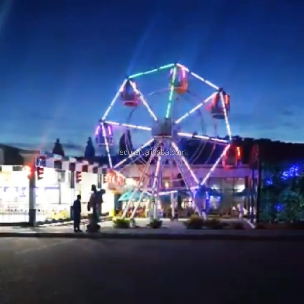 Manufacturer fun fair outdoor amusement facilities customized size christmas ferris wheel