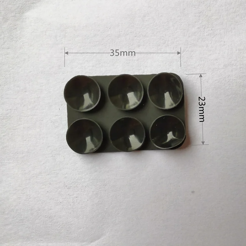 Multipurpose Square Suction Pad Small Suction Pad Silicone Suction Pad with single sided tape