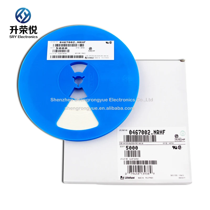  Новые и оригинальные Littelfuse 0467002.NRHF тонкий фильм предохранитель 2A 32 в 0603 поверхностного