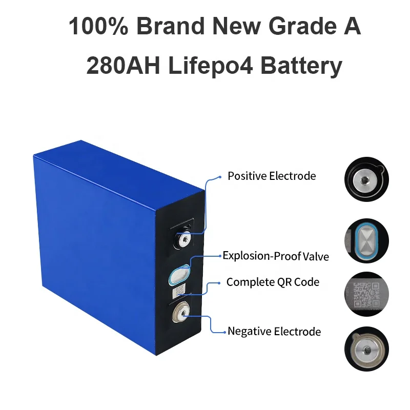 Класс совершенно новый Lishen 3 2 V 272AH 280Ah Lifepo4 аккумуляторные