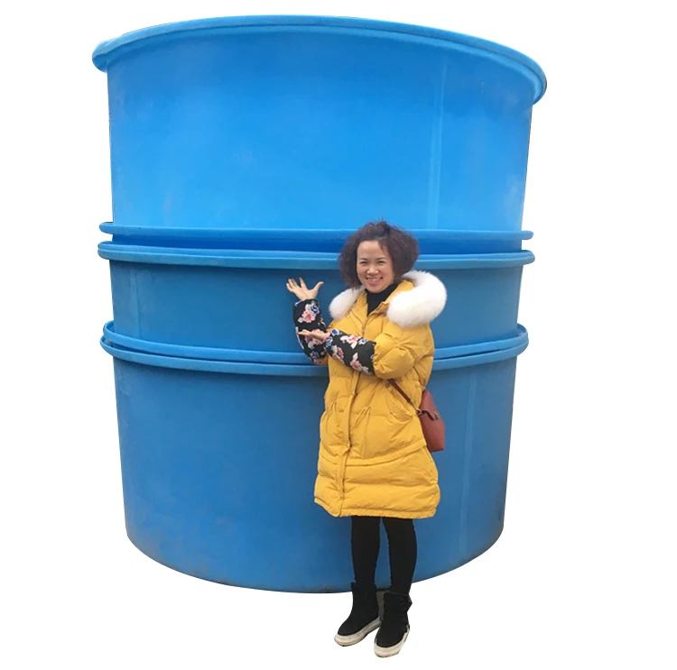Polyethylene round plastic circular fish farming tank with cheap price