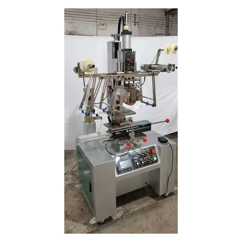 Heat fusion press floating drum thermal transfer machine